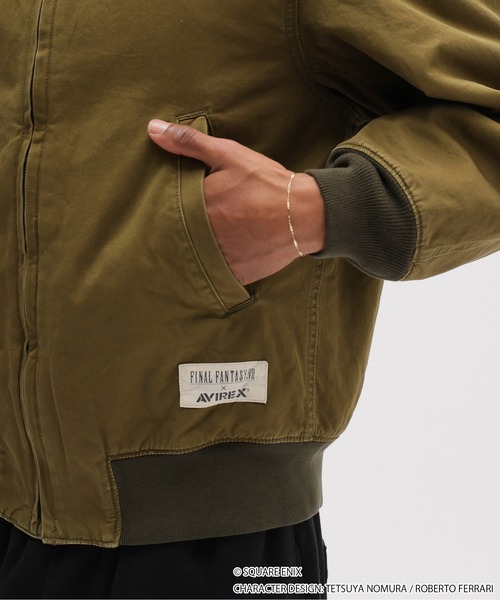 AVIREX（アヴィレックス）の「《AVIREX × FINAL FANTASY VII REMAKE》TANKERS "STAMP DOG" / タンカース スタンプドッグ / アヴィレックス（ブルゾン・メンズ・オリーブ・MEDIUM/LARGE/X-LARGE/XX-LARGE）」の10枚目の写真