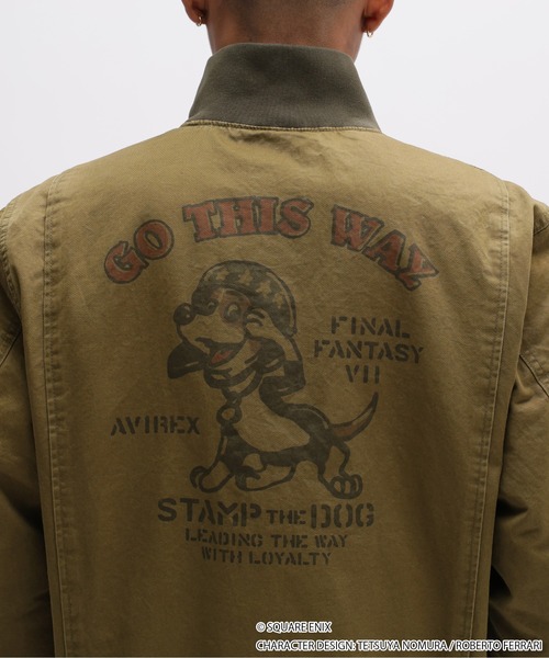 AVIREX（アヴィレックス）の「《AVIREX × FINAL FANTASY VII REMAKE》TANKERS "STAMP DOG" / タンカース スタンプドッグ / アヴィレックス（ブルゾン・メンズ・オリーブ・MEDIUM/LARGE/X-LARGE/XX-LARGE）」の11枚目の写真