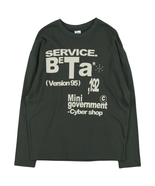 THECOLDESTMOMENT(ザコールデストモーメント)の「TCM beta service long sleeve (charcoal)(Tシャツ/カットソー・レディース・その他・M/L)」の1枚目の写真