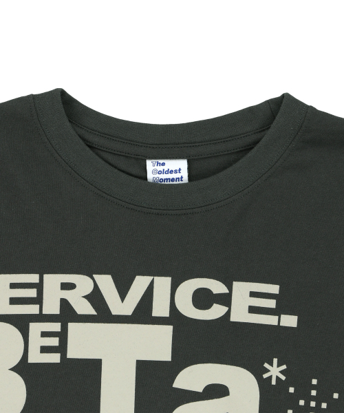 THECOLDESTMOMENT(ザコールデストモーメント)の「TCM beta service long sleeve (charcoal)(Tシャツ/カットソー・レディース・その他・M/L)」の4枚目の写真