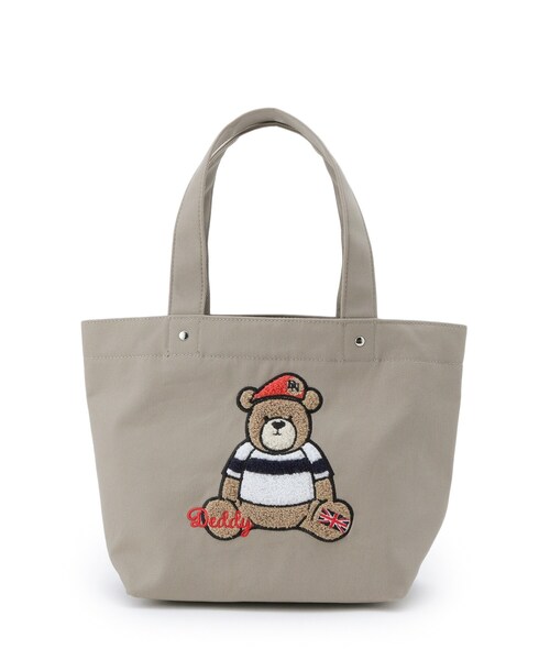 Dessin(デッサン)の「Deddyさがら刺繍トートバッグ(トートバッグ・レディース・ネイビー/ベージュ・00)」の7枚目の写真