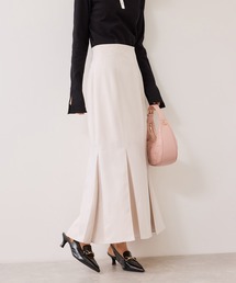 VIS | ボックスプリーツマーメイドスカート/イージーケア・防シワ(スカート)