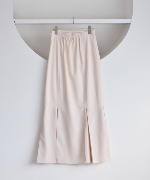 VIS（ビス）の「ボックスプリーツマーメイドスカート/イージーケア・防シワ（スカート・レディース・ブラック/ブラウン系その他2/ベージュ・L/M/S）」の5枚目の写真