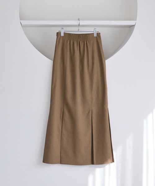 VIS（ビス）の「ボックスプリーツマーメイドスカート/イージーケア・防シワ（スカート・レディース・ブラック/ブラウン系その他2/ベージュ・L/M/S）」の7枚目の写真