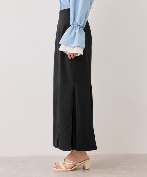 VIS（ビス）の「ボックスプリーツマーメイドスカート/イージーケア・防シワ（スカート・レディース・ブラック/ブラウン系その他2/ベージュ・L/M/S）」の16枚目の写真