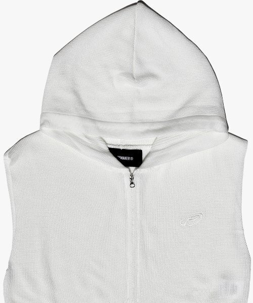 PIECEMAKER(ピースメーカー)の「EX KNIT HOOD VEST (WHITE)(ベスト・レディース・その他・FREE)」の3枚目の写真