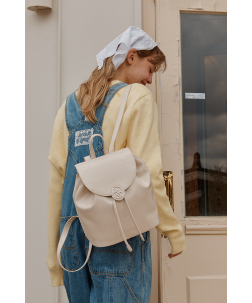 ANOETIC(アノエティック)の「ANC CLASSIC LOGO BACKPACK_IVORY(バックパック/リュック・レディース・アイボリー・FREE)」の3枚目の写真