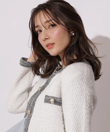 Apuweiser-riche | ハッピーカラーツイードジャケット(ニット/セーター)