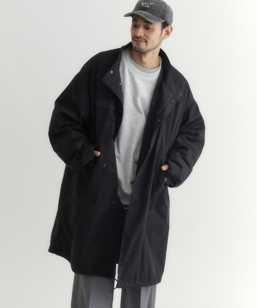 BACK NUMBER（バックナンバー）の「【BACK NUMBER】ライナー付きモッズコート (M-65 / オニオンキルト / 3WAY)（モッズコート・メンズ・オリーブ/ブラック・L/XL/M）」の3枚目の写真