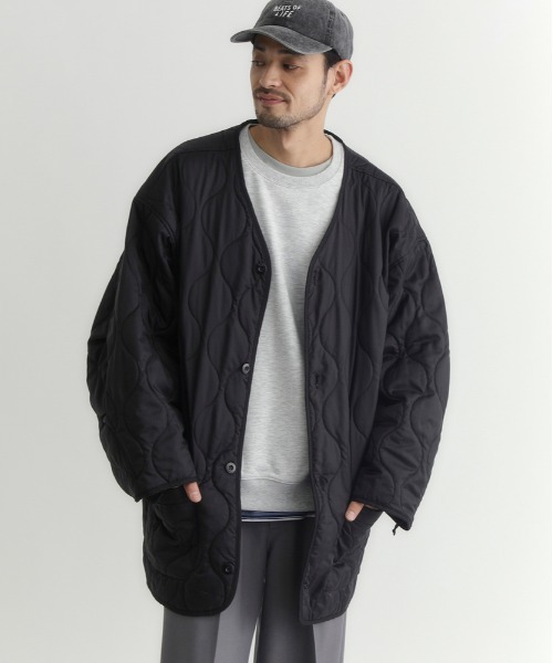 BACK NUMBER（バックナンバー）の「【BACK NUMBER】ライナー付きモッズコート (M-65 / オニオンキルト / 3WAY)（モッズコート・メンズ・オリーブ/ブラック・L/XL/M）」の8枚目の写真