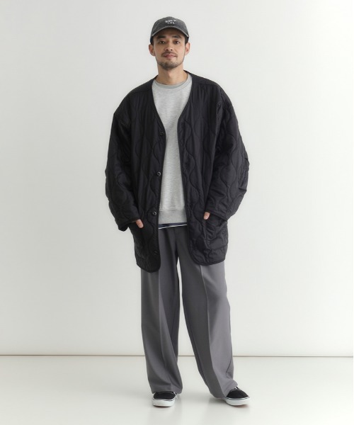 BACK NUMBER（バックナンバー）の「【BACK NUMBER】ライナー付きモッズコート (M-65 / オニオンキルト / 3WAY)（モッズコート・メンズ・オリーブ/ブラック・L/XL/M）」の9枚目の写真