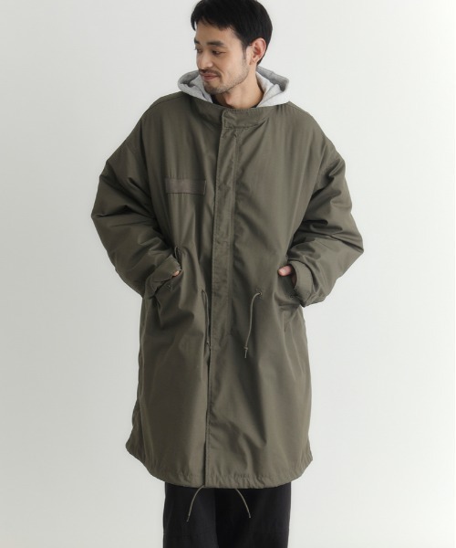 BACK NUMBER（バックナンバー）の「【BACK NUMBER】ライナー付きモッズコート (M-65 / オニオンキルト / 3WAY)（モッズコート・メンズ・オリーブ/ブラック・L/XL/M）」の10枚目の写真