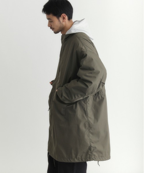 BACK NUMBER（バックナンバー）の「【BACK NUMBER】ライナー付きモッズコート (M-65 / オニオンキルト / 3WAY)（モッズコート・メンズ・オリーブ/ブラック・L/XL/M）」の11枚目の写真