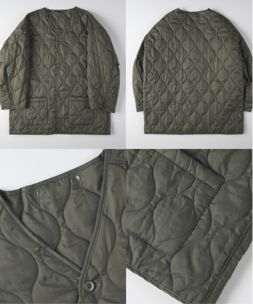 BACK NUMBER（バックナンバー）の「【BACK NUMBER】ライナー付きモッズコート (M-65 / オニオンキルト / 3WAY)（モッズコート・メンズ・オリーブ/ブラック・L/XL/M）」の22枚目の写真