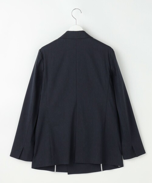 J.PRESS Ladies(J.プレス レディス)の「【人気素材・セットアップ対応】セルロースリネンストレッチ ダブル ジャケット(テーラードジャケット・レディース・ネイビー系/グレー系/ベージュ系・XS)」の11枚目の写真