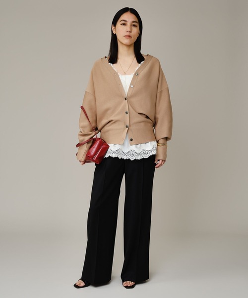 Chaos（カオス）の「Chaos(カオス)/ メリクールイージーパンツ（スラックス・レディース・トップグレー/ブラック・38/36）」の15枚目の写真