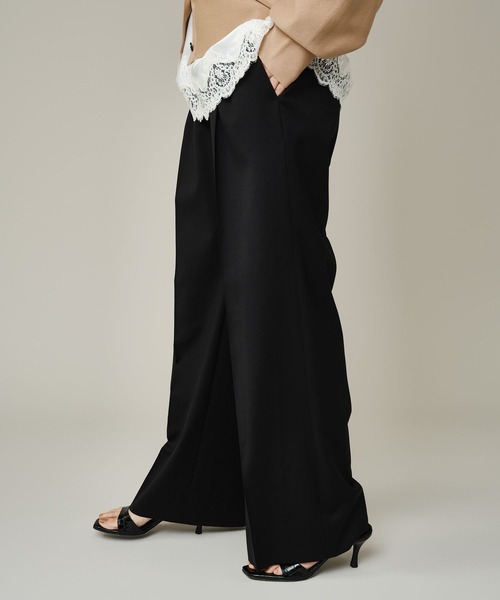 Chaos（カオス）の「Chaos(カオス)/ メリクールイージーパンツ（スラックス・レディース・トップグレー/ブラック・38/36）」の20枚目の写真