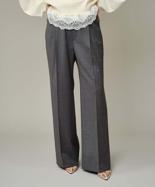 Chaos（カオス）の「Chaos(カオス)/ メリクールイージーパンツ（スラックス・レディース・トップグレー/ブラック・38/36）」の8枚目の写真