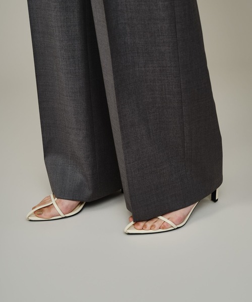 Chaos（カオス）の「Chaos(カオス)/ メリクールイージーパンツ（スラックス・レディース・トップグレー/ブラック・38/36）」の13枚目の写真