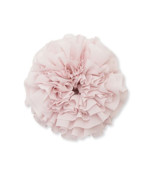 FRAY I.D（フレイアイディー）の「ボリュームフリルシュシュ（シュシュ・レディース・ブラック/ピンク/ドット・F）」の5枚目の写真