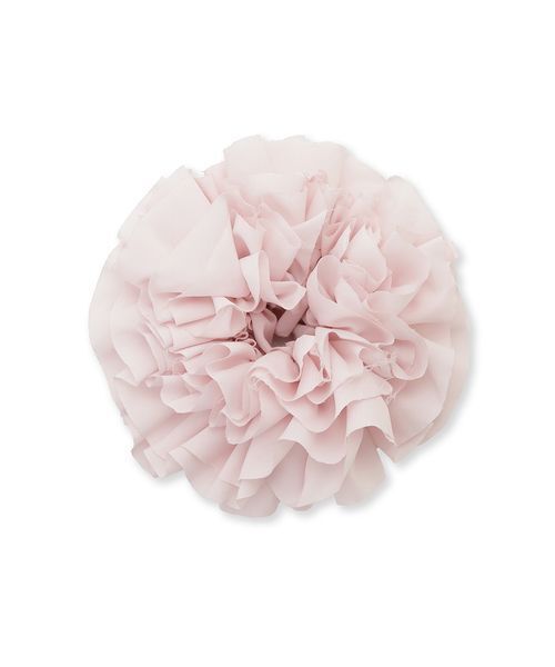 FRAY I.D（フレイアイディー）の「ボリュームフリルシュシュ（シュシュ・レディース・ブラック/ピンク/ドット・F）」の6枚目の写真