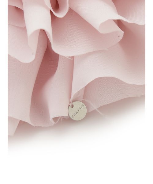 FRAY I.D（フレイアイディー）の「ボリュームフリルシュシュ（シュシュ・レディース・ブラック/ピンク/ドット・F）」の8枚目の写真