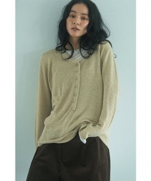 marjour（マージュール）の「NUANCE OVERSIZED HENRY KNIT（ニット/セーター）」