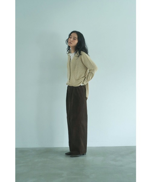 marjour（マージュール）の「NUANCE OVERSIZED HENRY KNIT（ニット/セーター・レディース・グレー/ベージュ・M）」の6枚目の写真