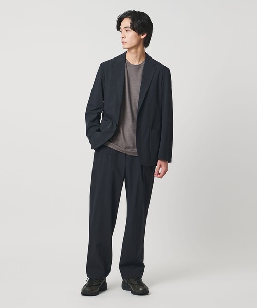 UNITED ARROWS（ユナイテッドアローズ）の「ウェザーコンフォート 2プリーツ バルーン テーパード イージーパンツ 撥水 ストレッチ（その他パンツ・メンズ・ネイビー・L/M/S/XL）」の2枚目の写真