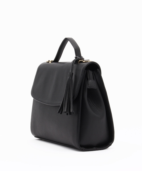 mystic（ミスティック）の「【mystic】フラップ2WAYBAG（トートバッグ・レディース・キャメル/ベージュ/ブラック・ﾌﾘ-）」の5枚目の写真