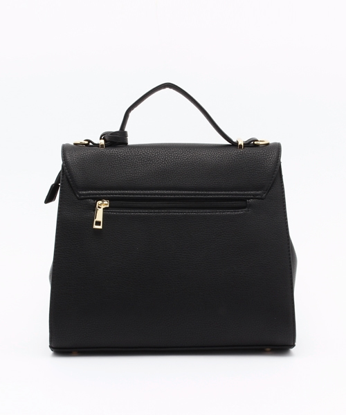 mystic（ミスティック）の「【mystic】フラップ2WAYBAG（トートバッグ・レディース・キャメル/ベージュ/ブラック・ﾌﾘ-）」の6枚目の写真