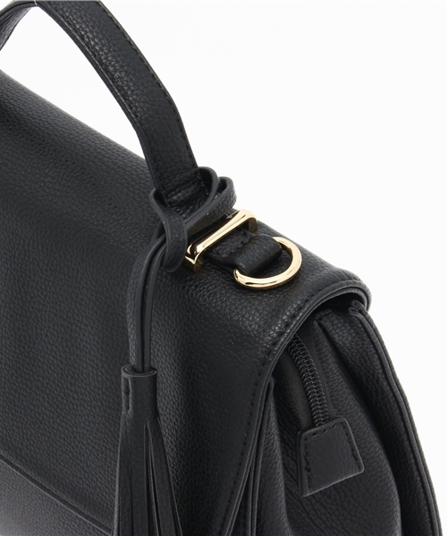 mystic（ミスティック）の「【mystic】フラップ2WAYBAG（トートバッグ・レディース・キャメル/ベージュ/ブラック・ﾌﾘ-）」の7枚目の写真