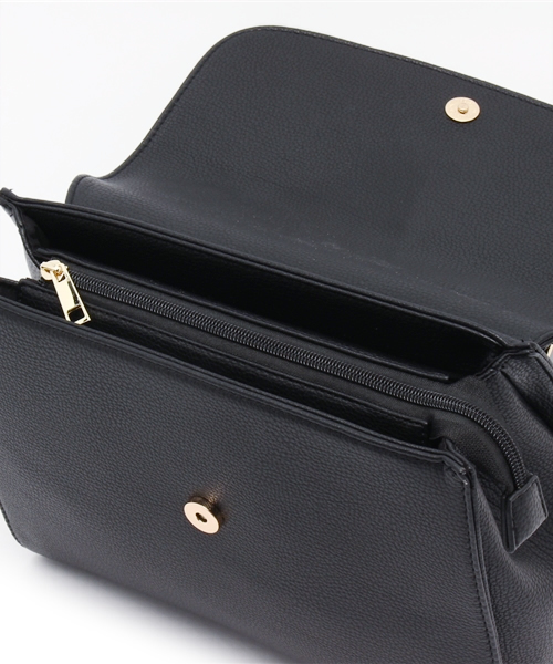 mystic（ミスティック）の「【mystic】フラップ2WAYBAG（トートバッグ・レディース・キャメル/ベージュ/ブラック・ﾌﾘ-）」の9枚目の写真