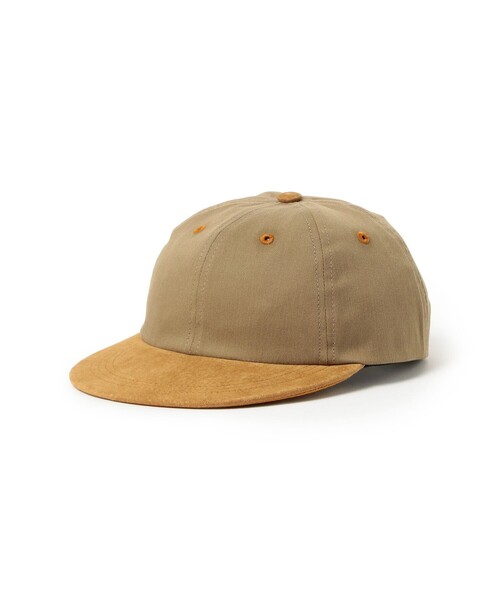 BEAMS BOY(ビームスボーイ)の「【別注】Winner Caps / スエード × ツイル キャップ(ハット・レディース・ブラウン/レッド・ONE SIZE)」の4枚目の写真