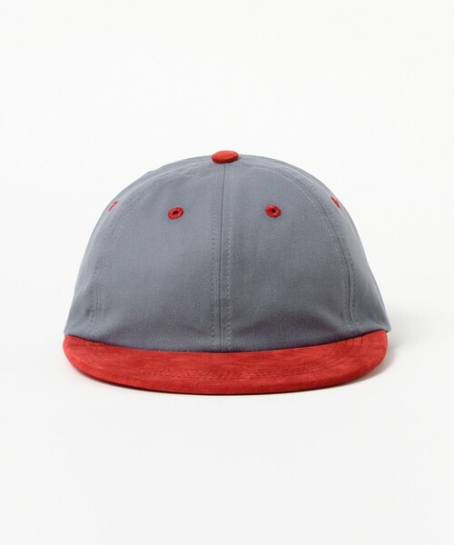 BEAMS BOY(ビームスボーイ)の「【別注】Winner Caps / スエード × ツイル キャップ(ハット・レディース・ブラウン/レッド・ONE SIZE)」の6枚目の写真