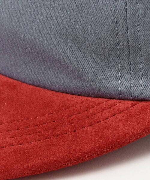 BEAMS BOY(ビームスボーイ)の「【別注】Winner Caps / スエード × ツイル キャップ(ハット・レディース・ブラウン/レッド・ONE SIZE)」の8枚目の写真