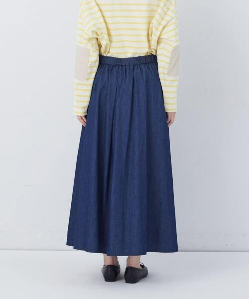 conges payes ADIEU TRISTESSE(コンジェ ペイエ アデュートリステス)の「【FAVE】タックAラインスカート(スカート・レディース・ブラック系その他/レッド系その他/チェック/インディゴブルー・38)」の21枚目の写真