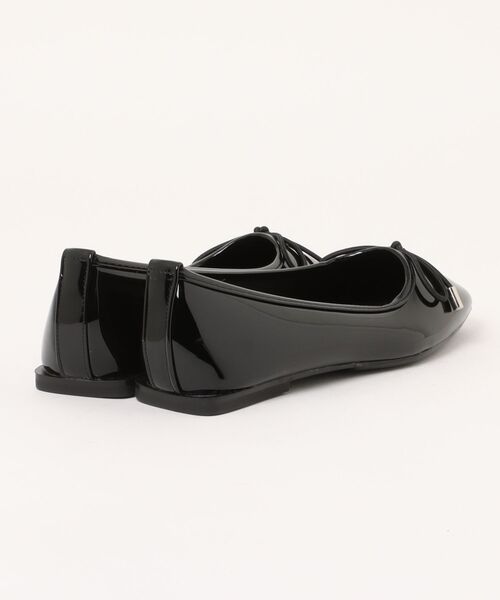 SVEC（シュベック）の「スクエアヒール リボンパンプス（バレエシューズ・レディース・ホワイト/ブラック系その他・38/37/40/39/36）」の8枚目の写真