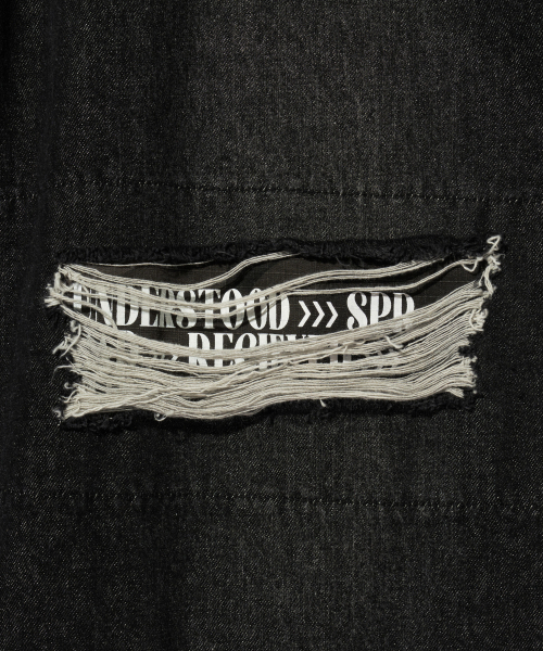 BROWNBREATH(ブラウンブレス)の「SPEAKER STRAIGHT PATCH JEAN - BLACK(デニムパンツ・レディース・その他・M/S/XL/L)」の5枚目の写真