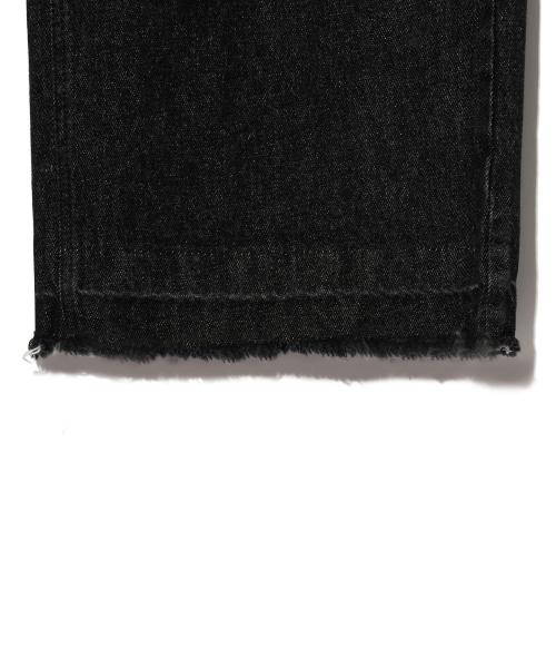 BROWNBREATH(ブラウンブレス)の「SPEAKER STRAIGHT PATCH JEAN - BLACK(デニムパンツ・レディース・その他・M/S/XL/L)」の7枚目の写真