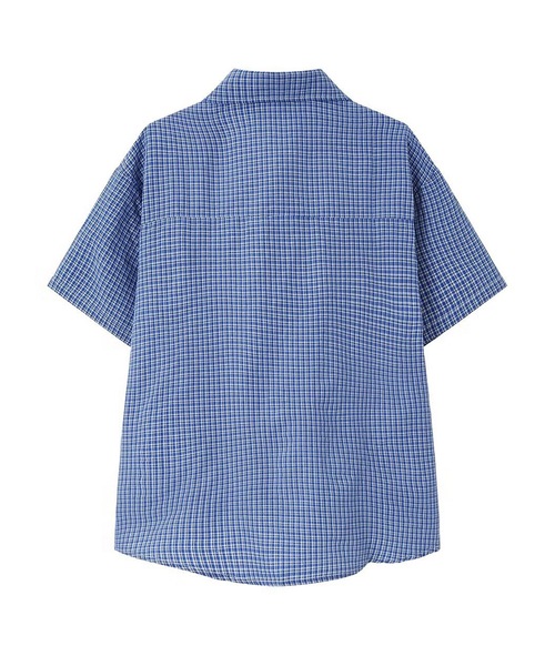 UNDERSTATEMENTs(アンダーステイトメント)の「【ユニセックス】ベーシックチェック柄シャツ(シャツ/ブラウス・メンズ・ブルー・LARGE/MEDIUM)」の3枚目の写真