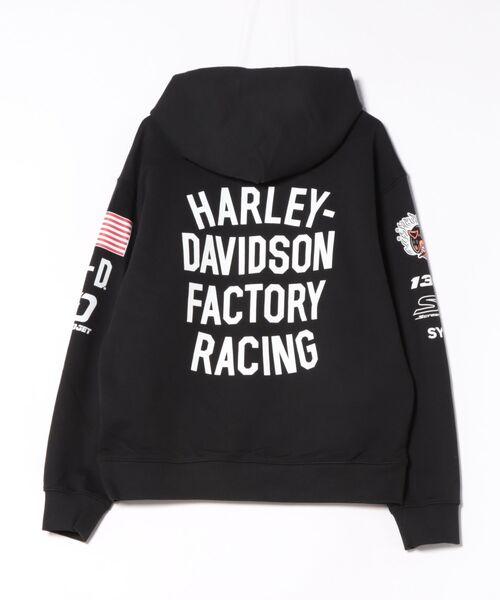 Harley-Davidson（ハーレーダビッドソン）の「ファクトリー　レーシング　ファンウェア　フ―ディー（パーカー・メンズ・ブラック系その他・SMALL/MEDIUM/LARGE/X-LARGE）」の3枚目の写真
