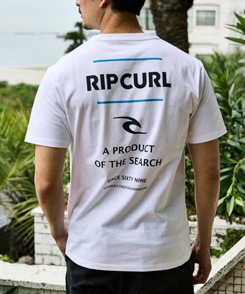 rip curl(リップカール)の「RIP CURL/リップカール PRODUCT SEARCH TEE Tシャツ RCM6S-2102(Tシャツ/カットソー・メンズ・ブラック/ネイビー/ホワイト・XL/L/M)」の1枚目の写真