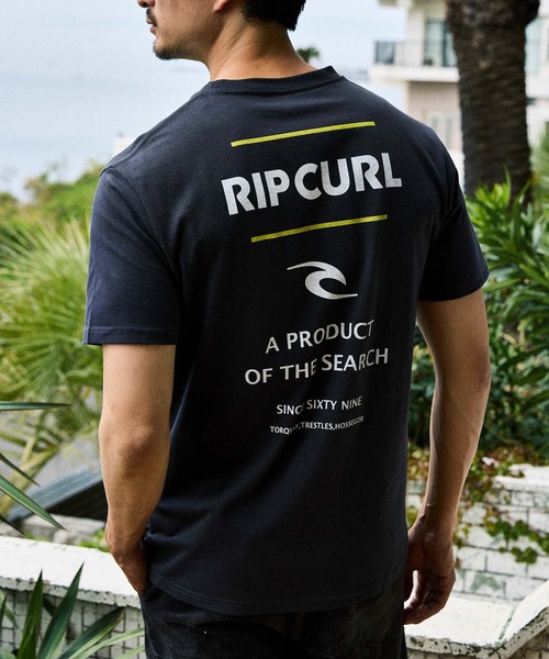 rip curl(リップカール)の「RIP CURL/リップカール PRODUCT SEARCH TEE Tシャツ RCM6S-2102(Tシャツ/カットソー・メンズ・ブラック/ネイビー/ホワイト・XL/L/M)」の2枚目の写真
