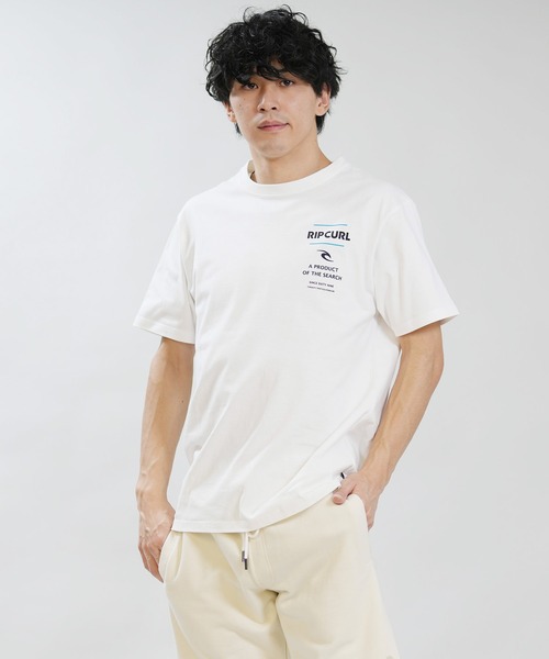 rip curl(リップカール)の「RIP CURL/リップカール PRODUCT SEARCH TEE Tシャツ RCM6S-2102(Tシャツ/カットソー・メンズ・ブラック/ネイビー/ホワイト・XL/L/M)」の4枚目の写真