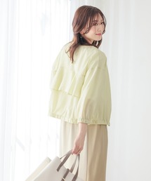 GLACIER lusso（グラシアルッソ）の「８分袖シアーブルゾン（ブルゾン）」