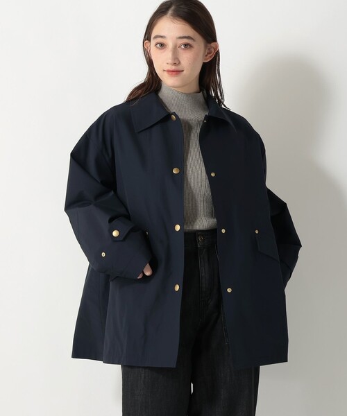 Afternoon Tea（アフタヌーンティー）の「防花粉ミドルコート（その他アウター・レディース・アイボリー/ネイビー・MEDIUM）」の2枚目の写真