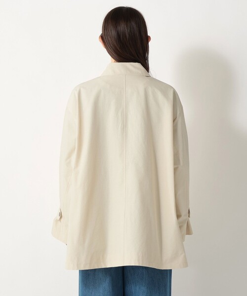 Afternoon Tea（アフタヌーンティー）の「防花粉ミドルコート（その他アウター・レディース・アイボリー/ネイビー・MEDIUM）」の3枚目の写真