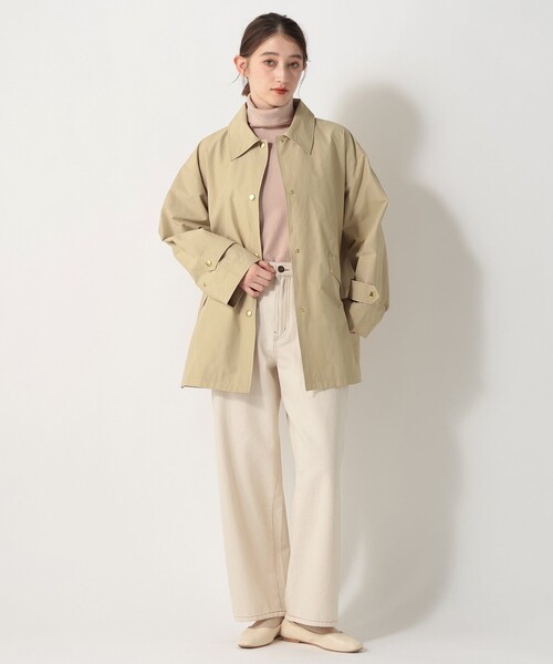 Afternoon Tea（アフタヌーンティー）の「防花粉ミドルコート（その他アウター・レディース・アイボリー/ネイビー・MEDIUM）」の10枚目の写真