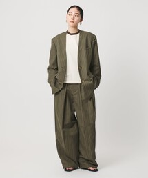 ノーカラージャケット（リネン・麻）ファッション通販 - ZOZOTOWN